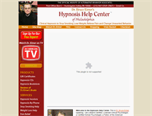 Tablet Screenshot of hypnosishelpcenter.net